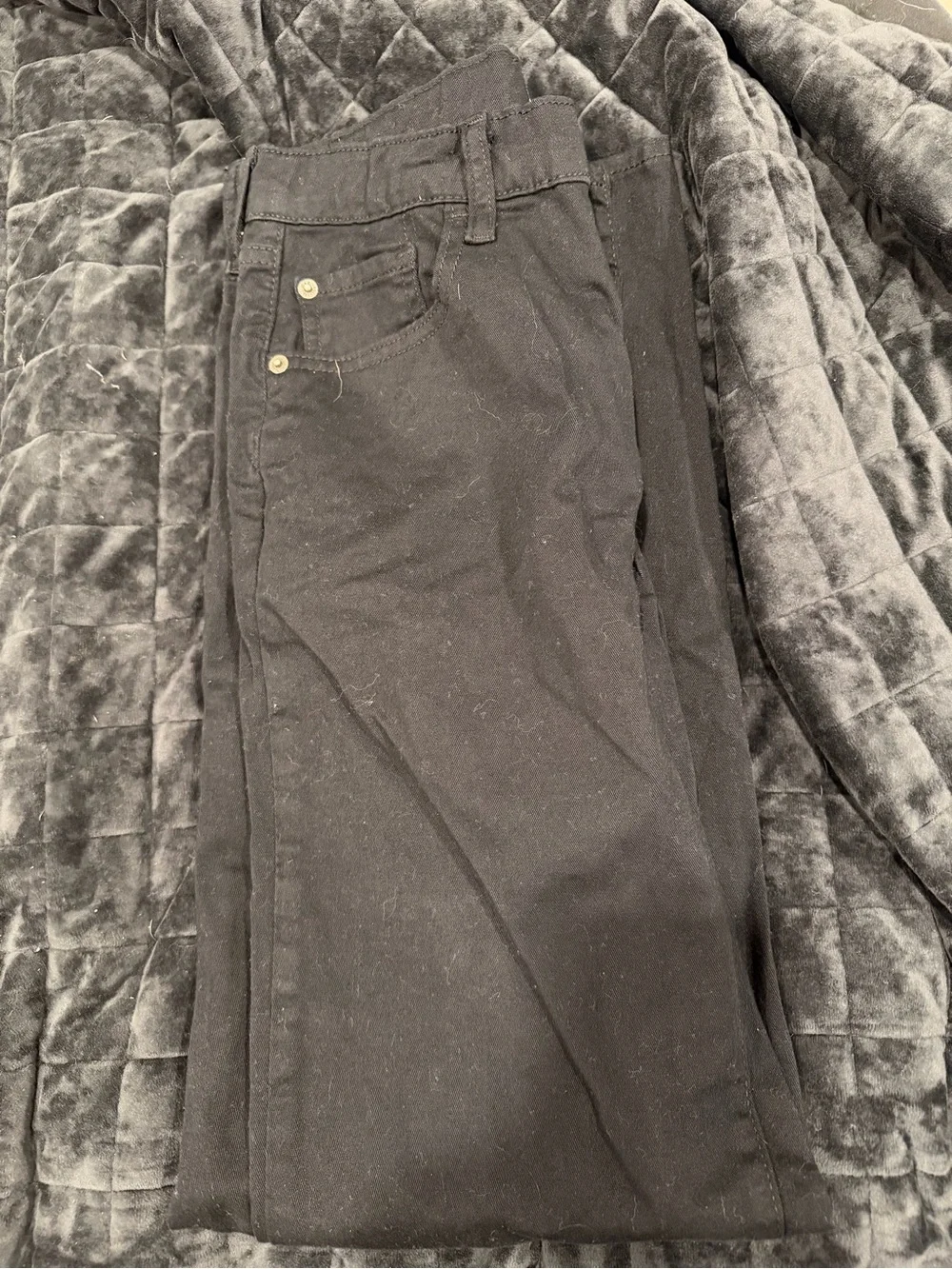 GAP Black Denim Stretch Straight Kids Jeans